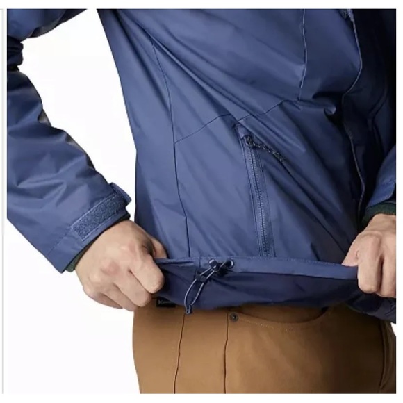 $260 Columbia Tunnel Falls Interchange Dark Mountain Blue Coat Jacket Medium M - Picture 14 of 16